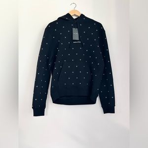 BRAND NEW YSL RIVE GAUCHE EYELET LOGO HOODIE